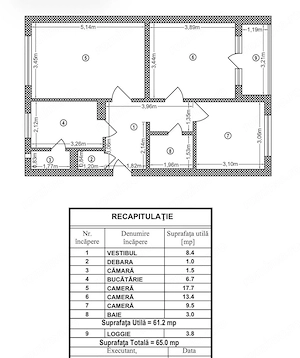 Vanzare Apartament 3 camere, 65 mp, decomandat, bloc reabilitat – Drumul Taberei - imagine 13