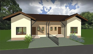 DUPLEX LA ASFALT -  POSIBILITATE MANSARDARE - FINISAJE LA CERERE - imagine 2