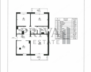 Apartament renovat 3 camere, decomandat, 2 bai, etajul 2, Kiriac - imagine 8