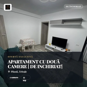 APARTAMENT CU DOUĂ CAMERE | DE INCHIRIAT| TRIVALE CITY |