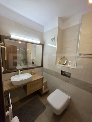 Apartament 3 camere, 2 băi, balcon 11 mp, mobilat, Bună Ziua - imagine 9