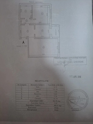 De vanzare apartament 2 camere, Iasi, Dacia , str. Tabacului nr 51, blcY6,ap 9 - imagine 3
