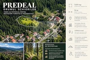 Vand 7000 mp teren intravilan in Predeal- Cioplea- turism