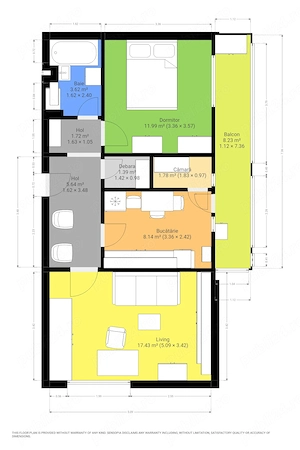 Oferta 0 Comision Marasti 2 camere decomandate - imagine 2