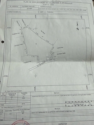 Teren de vânzare 2.614 mp în Sohodol, Tismana   livadă, acces asfaltat, deschidere 27,84 m - imagine 5