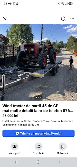 Vand tractor 4 4 stare buna de fuctionare . - imagine 3