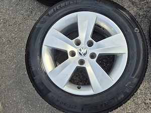 Jante R16 Skoda + cauciucuri vara Michelin  215 60 R16 - imagine 10
