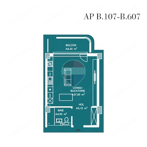 Apartament modern cu 1 cameră | Pipera | My Place North - imagine 4