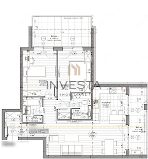 Apartamente cu 3 camere, bloc premium, vedere asupra orasului, Zorilor - imagine 13