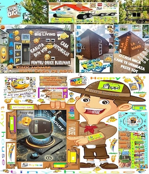 Vand-Schimb Tiny House Pe Roti - De Vacanta - Casa - Birou - Patru Anotimpuri -Oferta Luna Octombrie