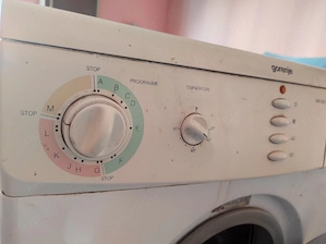 Vand masina de spalat functionala Gorenje, capacitate mare 6 Kg, singurul neajuns este ca face zgomo