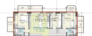 Apartament 4 camere cu 3 balcoane, bloc nou exclusivist, Calea Turzii! - imagine 3