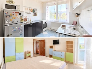 Apartament 2 camere de renovat, 45 mp, centrală proprie, balcon – Astra