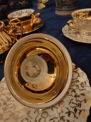 serviciu set cafea ceai rococo