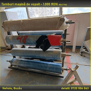 Tamburi pentru masina de vopsit mobila