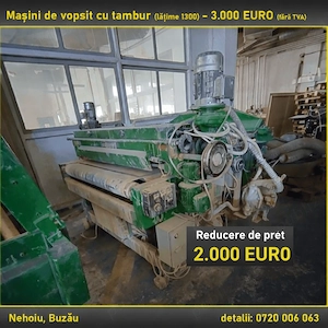 Masina de vopsit mobila cu un tambur