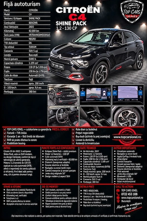 Citroen C4 Automat 2022 - imagine 20