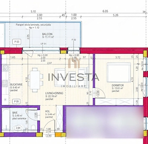 Apartament 2 camere modern de inchiriat, parcare subterana, Grigorescu - imagine 8