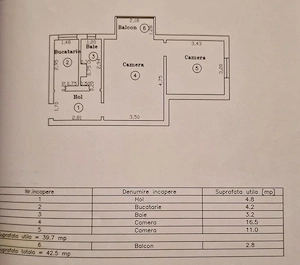 Apartament cu 2 camere | Etaj 3 | Bloc izolat - imagine 8