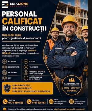 URGENT angajez muncitor necalificați in instalații 