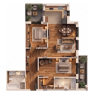 Apartament 3 camere 92.35 mp cu 2 terase, bloc nou, zona Marasti! - imagine 5