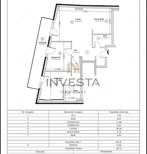 Apartament 3 camere, bloc nou, Centru zona Decebal - imagine 8