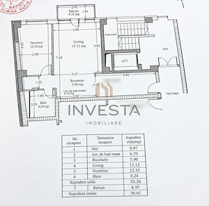 Apartament cu 2 camere, etaj intermediar, parcare, bloc nou, Centru! - imagine 10
