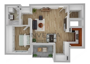 Apartament 2 camere de 61.95 mp, Constructie Premium, Andrei Muresanu! - imagine 8