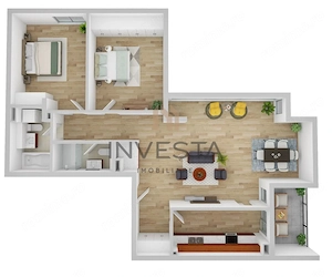 Apartament 3 camere de 90 mp, Constructie Premium, Andrei Muresanu! - imagine 9