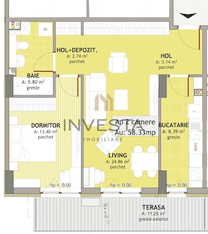 Apartament cu 2 camere in Iris - Ansamblu Exclusivist, imobil nZEB - imagine 2
