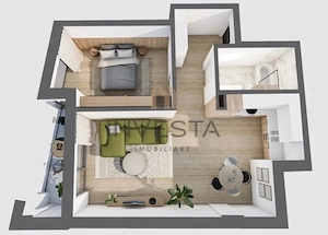 Apartament modern 2 camere, ansamblu rezidential NZEB, zona centrala! - imagine 3