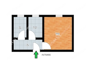 Garsoniera decomandata pod si loc de parcare din zona Turnisor Sibiu - imagine 4