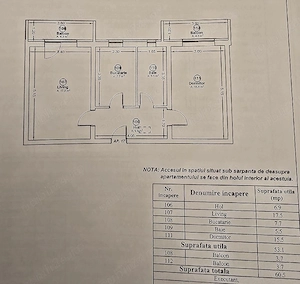 Apartament modern de 53 mp, situat la etajul 3 din 3, cu pod propriu, într-un bloc nou - imagine 7