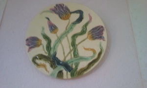 farfurie ornamentalacmare de la sf. sec. 19