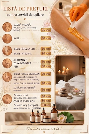 Tratamente faciale și îngrijire corporală 