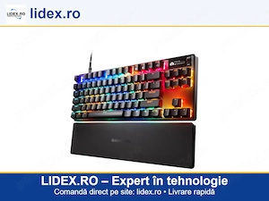 Tastatura Gaming SteelSeries Apex Pro TKL Gen 3, RGB, USA, negru