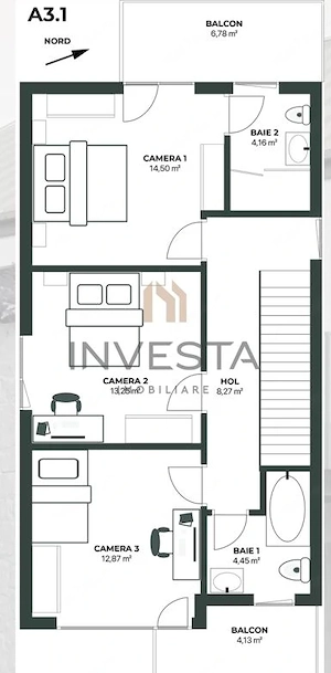 Casa individuala 280 mp teren,  Ansamblu Rezidential Nou, Popesti Cluj - imagine 4