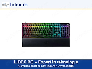 Tastatura mecanica Razer Huntsman V3 Pro Analog Optical, iluminare RazerChroma RGB, US layout, Negru