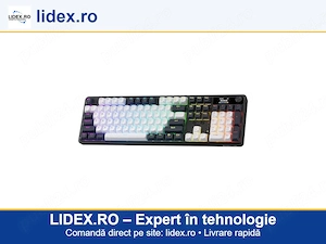 Tastatura gaming mecanica bluetooth cu fir Redragon Wyvern, Iluminare RGB, Switch-uri liniare Mint M