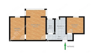 Apartament cu 3 camere la etajul 2 zona Mihai Viteazu din Sibiu - imagine 10