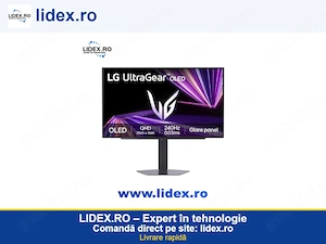 Monitor Gaming LG UltraGear GX7 27GX704A-B, 27", QHD (2560 x 1440), OLED, 240Hz, 0.03ms (GtG), HDR 1