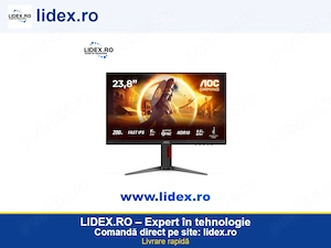 Monitor Gaming AOC 24G4HA, 23.8", Full HD (1920x1080), Fast IPS, WLED, 200Hz, 0.5ms MPRT, 1ms GtG, A