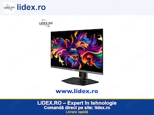 Monitor Gaming LED MSI MAG 272QP QD-OLED X50, 26.5'', WQHD (2560x1440), 500Hz, 0.03ms (GtG), NVIDIA 