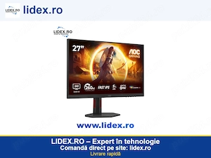 Monitor Gaming AOC Q27G4ZR, 27", QHD (2560x1440), Fast IPS, WLED, 260Hz (OC, 240Hz Native), 0.3ms, A