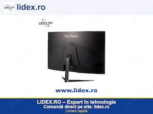 Monitor LED ViewSonic Gaming VX3218C-2K, 165Hz, QHD, Display Port, HDMI, Curbat, Negru