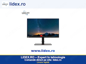 Monitor Lenovo ThinkVision P27u-20, 27" IPS, UHD 3840x2160, 16:9, 4 ms, 450 cd m , Raven Black