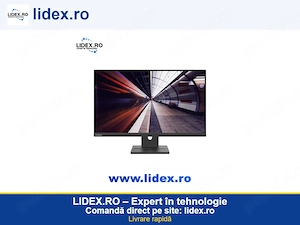 Monitor LED IPS Lenovo ThinkVision E24-28 23.8", Full HD (1920x1080), 100Hz, 4ms, 99% sRGB, Boxe 2W 