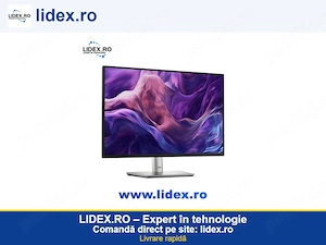 Monitor IPS LED Dell P2425 24.07" 1920x12 ms GTG, 100Hz, HDMI DP VGA, pivot, Negru Argint