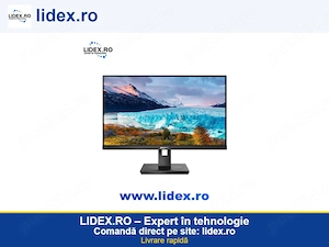 Monitor LED IPS Philips 27", Full HD, DisplayPort, Vesa, Negru, 272S1AE