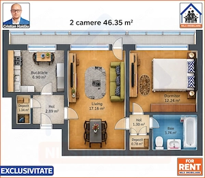 De inchiriat: Apartament 2 camere | Eroii Revolutiei - Sos Giurgiului - imagine 9